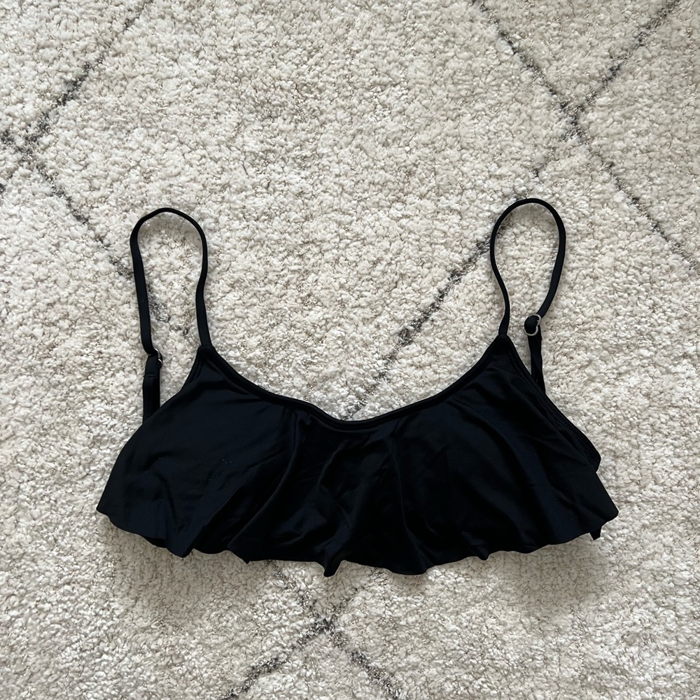 Black swimwear top
